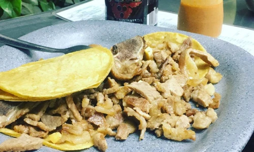 rosca de tacos al pastor