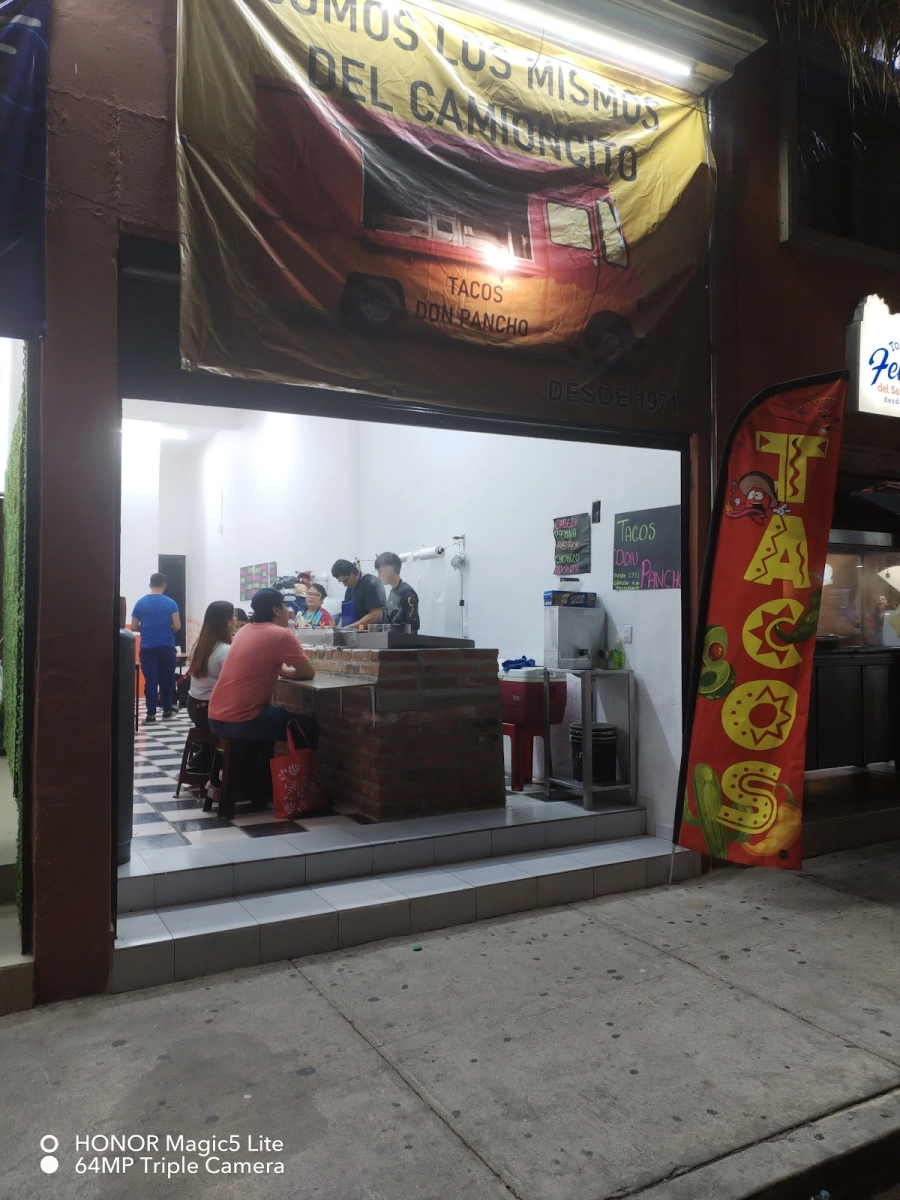 Tacos Don Pancho del santuario en Guadalajara