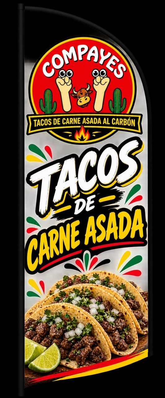 Tacos al carbón compayes en Guadalajara