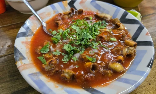 tacos de tripa de res