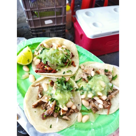 Los tacos de asada Al carbón en Guadalajara